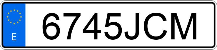 Numer rejestracyjny 6745JCM posiada DACIA SANDERO