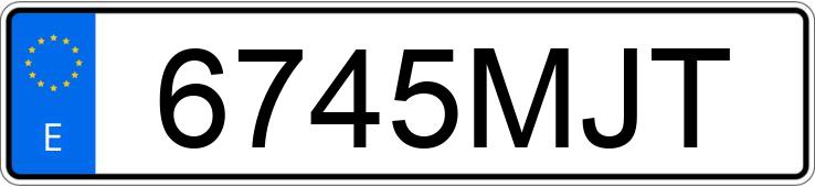 Numer rejestracyjny 6745MJT posiada BMW SERIE 4