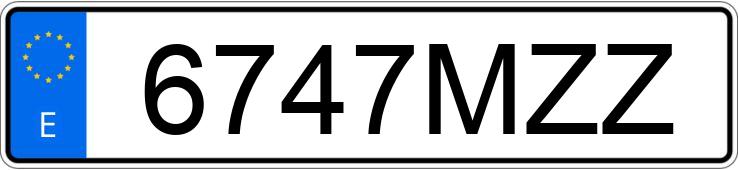 Numer rejestracyjny 6747MZZ posiada SEAT IBIZA Numer rejestracyjny 6747MZZ posiada SEAT IBIZA