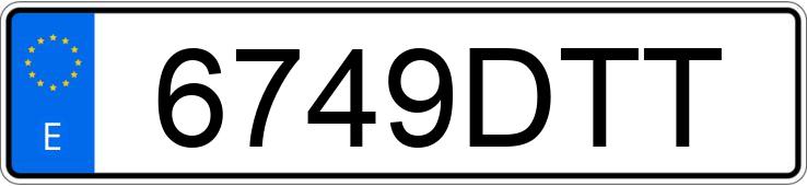 Numer rejestracyjny 6749DTT posiada NISSAN MICRA Numer rejestracyjny 6749DTT posiada NISSAN MICRA