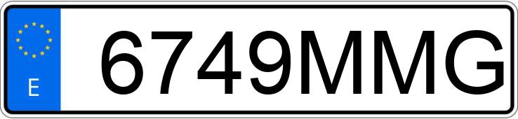 Numer rejestracyjny 6749MMG posiada NISSAN X-TRAIL