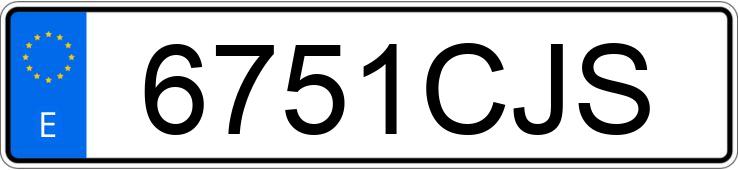 Numer rejestracyjny 6751CJS posiada MERCEDES SPRINTER