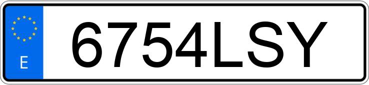 Numer rejestracyjny 6754LSY posiada MV AGUSTA SUPERVELOCE