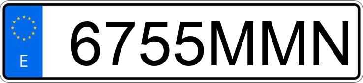 Numer rejestracyjny 6755MMN posiada TESLA MODEL 3 Numer rejestracyjny 6755MMN posiada TESLA MODEL 3