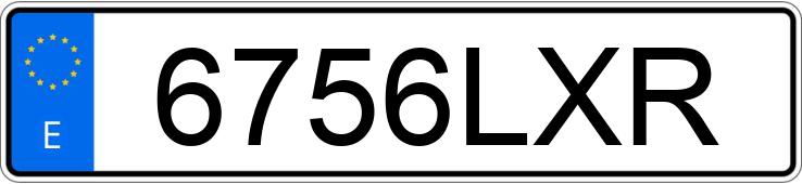 Numer rejestracyjny 6756LXR posiada VOLVO FL