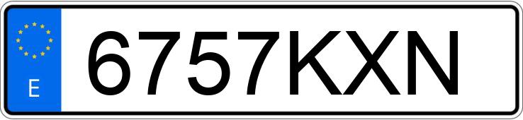 Numer rejestracyjny 6757KXN posiada FORD MONDEO Numer rejestracyjny 6757KXN posiada FORD MONDEO