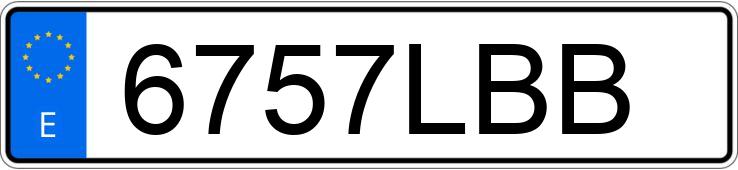 Numer rejestracyjny 6757LBB posiada MERCEDES GLE (166-292)