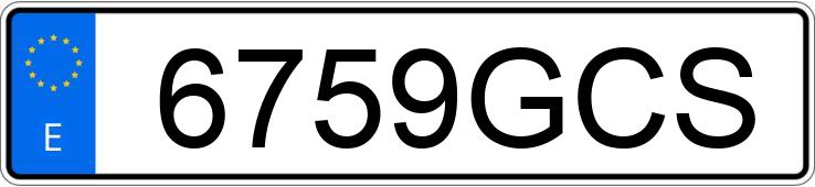 Numer rejestracyjny 6759GCS posiada AUDI A5