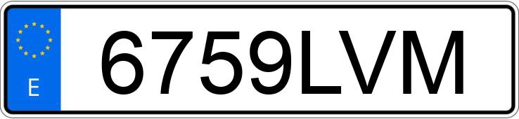 Numer rejestracyjny 6759LVM posiada CUPRA LEON