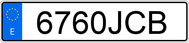 Numer rejestracyjny 6760JCB posiada GAS-GAS EC