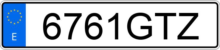 Numer rejestracyjny 6761GTZ posiada OPEL CORSA