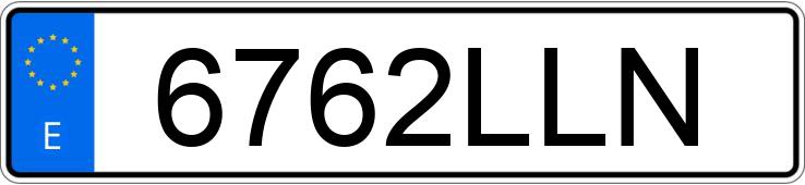 Numer rejestracyjny 6762LLN posiada MERCEDES GLE (166-292)