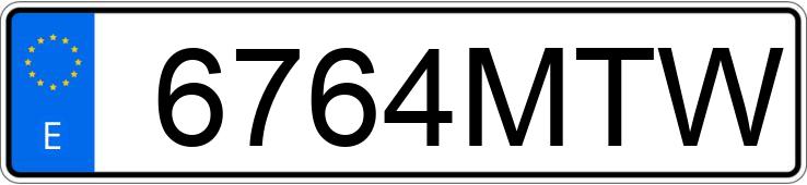 Numer rejestracyjny 6764MTW posiada PEUGEOT 2008 Numer rejestracyjny 6764MTW posiada PEUGEOT 2008