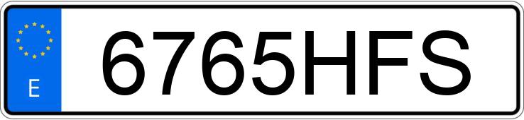 Numer rejestracyjny 6765HFS posiada MINI MINI