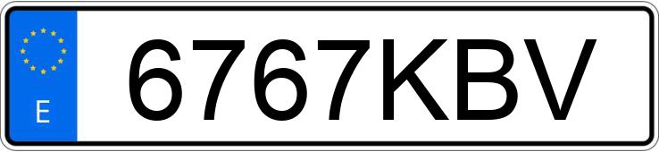 Numer rejestracyjny 6767KBV posiada BMW SERIE 3 Numer rejestracyjny 6767KBV posiada BMW SERIE 3