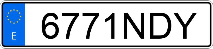 Numer rejestracyjny 6771NDY posiada POLESTAR 2