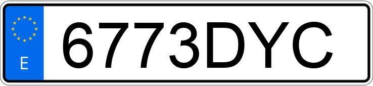 Numer rejestracyjny 6773DYC posiada AUDI A4