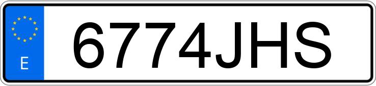 Numer rejestracyjny 6774JHS posiada FORD KUGA