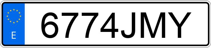 Numer rejestracyjny 6774JMY posiada PORSCHE CAYENNE Numer rejestracyjny 6774JMY posiada PORSCHE CAYENNE