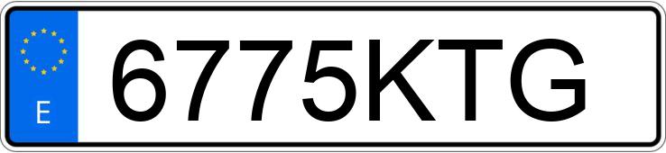 Numer rejestracyjny 6775KTG posiada BMW SERIE 1