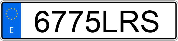 Numer rejestracyjny 6775LRS posiada SKODA FABIA