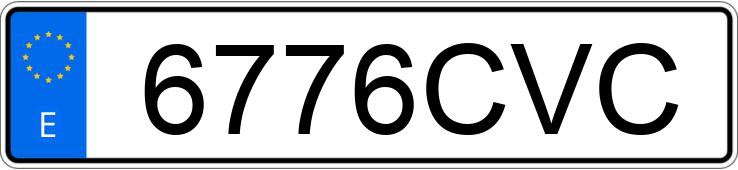 Numer rejestracyjny 6776CVC posiada SEAT LEON Numer rejestracyjny 6776CVC posiada SEAT LEON