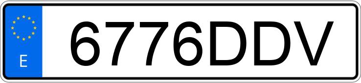 Numer rejestracyjny 6776DDV posiada JAGUAR X TYPE