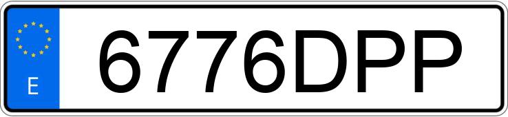 Numer rejestracyjny 6776DPP posiada CITROEN C4