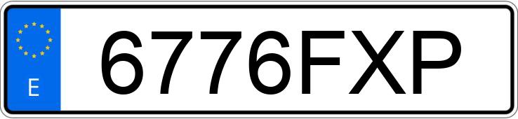 Numer rejestracyjny 6776FXP posiada PEUGEOT 308 SPORT 1.6 VTI