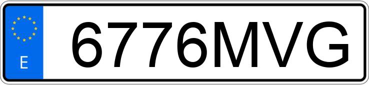 Numer rejestracyjny 6776MVG posiada IVECO DAILY