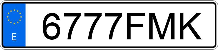 Numer rejestracyjny 6777FMK posiada SEAT LEON Numer rejestracyjny 6777FMK posiada SEAT LEON