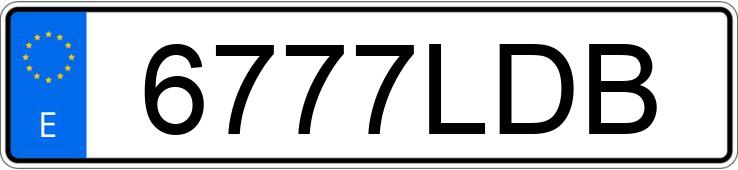 Numer rejestracyjny 6777LDB posiada VOLKSWAGEN CADDY