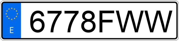 Numer rejestracyjny 6778FWW posiada SEAT LEON Numer rejestracyjny 6778FWW posiada SEAT LEON