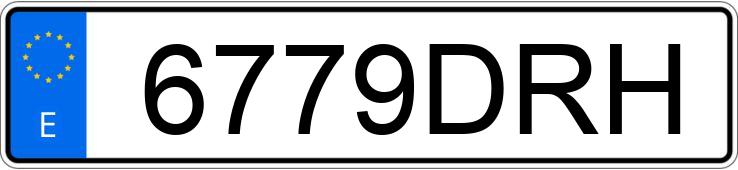 Numer rejestracyjny 6779DRH posiada TOYOTA COROLLA