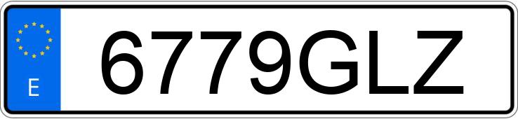 Registreringsnummeret 6779GLZ har VOLKSWAGEN MULTIVAN