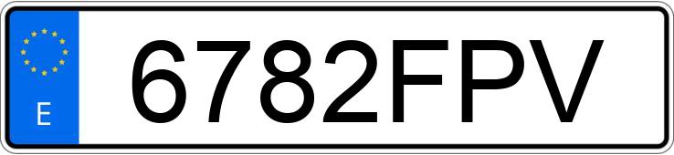 Numer rejestracyjny 6782FPV posiada CITROEN C4 PICASSO 7PZ