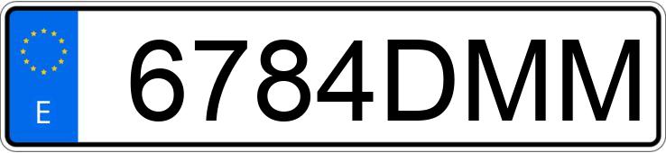 Numer rejestracyjny 6784DMM posiada AUDI A4
