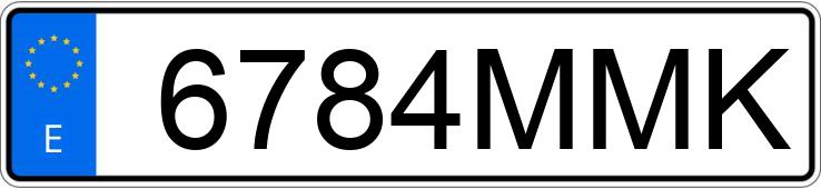 Numer rejestracyjny 6784MMK posiada HONDA X-ADV