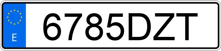 Numer rejestracyjny 6785DZT posiada PEUGEOT PARTNER Numer rejestracyjny 6785DZT posiada PEUGEOT PARTNER