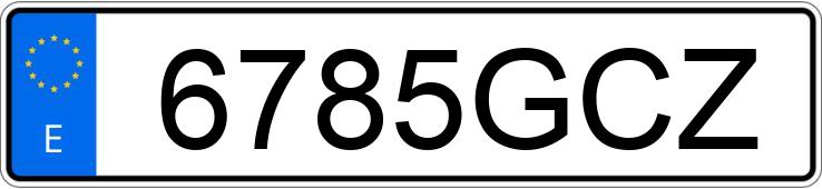 Numer rejestracyjny 6785GCZ posiada NISSAN QASHQAI