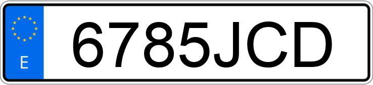 Numer rejestracyjny 6785JCD posiada MERCEDES GLA (156)