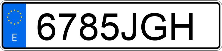 Numer rejestracyjny 6785JGH posiada VOLKSWAGEN POLO