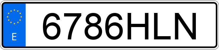 Numer rejestracyjny 6786HLN posiada RENAULT GRAND SCENIC