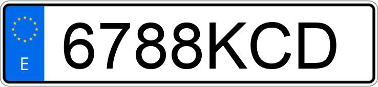 Numer rejestracyjny 6788KCD posiada PEUGEOT 308