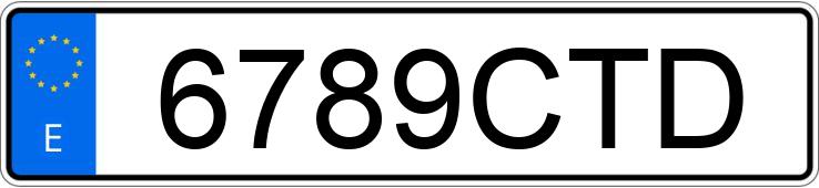 Numer rejestracyjny 6789CTD posiada HYUNDAI SANTA FE