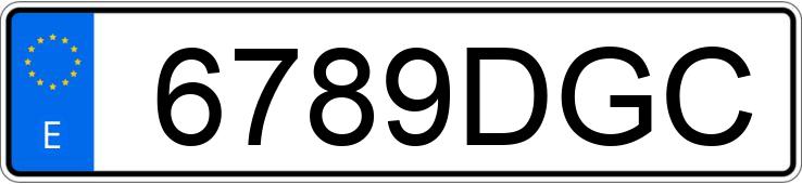 Numer rejestracyjny 6789DGC posiada VOLVO S80