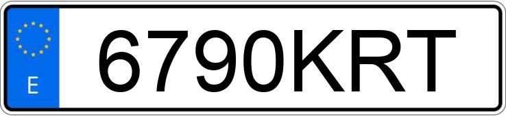 Numer rejestracyjny 6790KRT posiada RENAULT MEGANE Numer rejestracyjny 6790KRT posiada RENAULT MEGANE