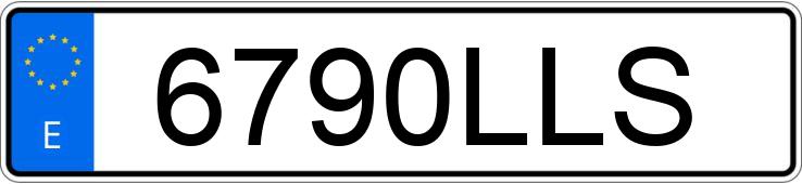 Numer rejestracyjny 6790LLS posiada RENAULT MASTER