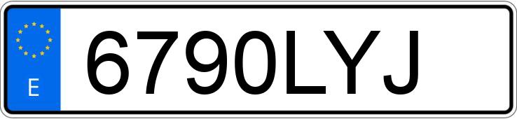 Numer rejestracyjny 6790LYJ posiada BMW X1