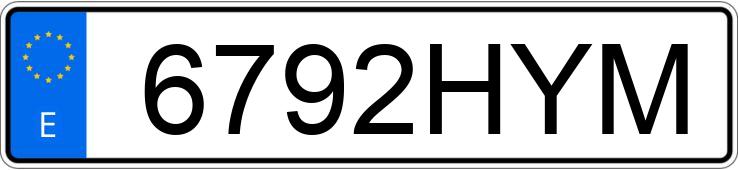 Numer rejestracyjny 6792HYM posiada SEAT IBIZA Numer rejestracyjny 6792HYM posiada SEAT IBIZA